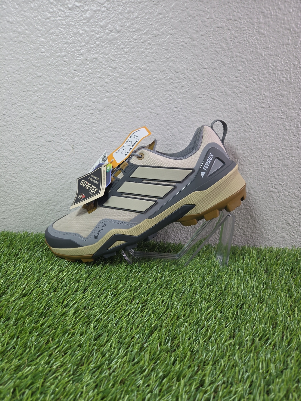 Men's Adidas Terrex Skychaser Gore Tex Wonder Beige Shoes IH1094 Size 10